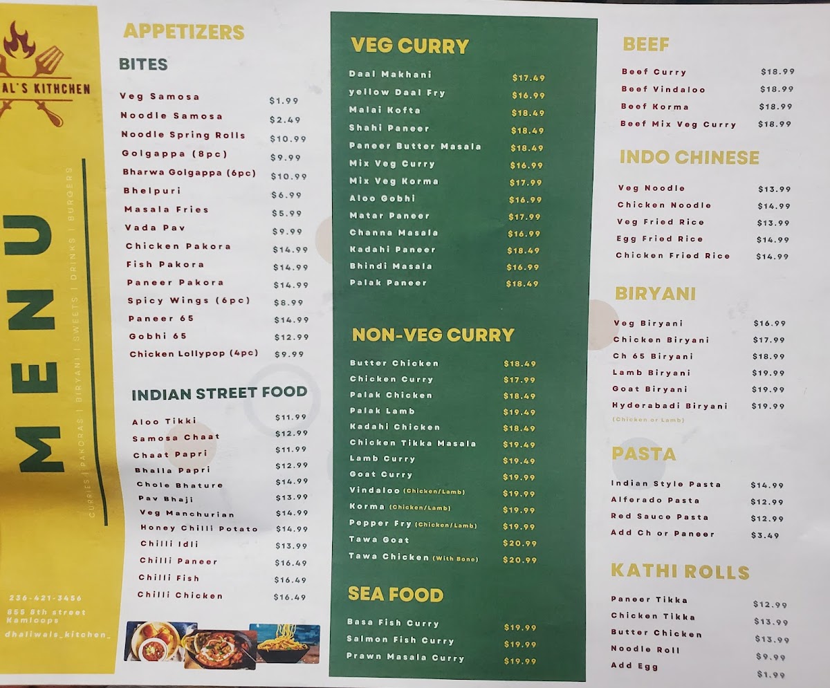 Dhaliwal's Kitchen Menu - Image 4