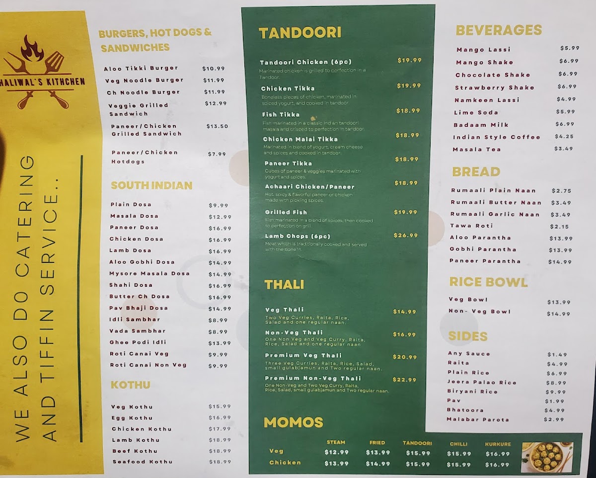 Dhaliwal's Kitchen Menu - Image 5